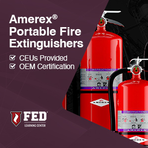 Amerex Portable Fire Extinguishers. CEUs Provided. OEM Certification Issued.