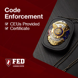 Code Enforcement. CEUs Provided. Certificate Issued.