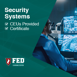 Security Systems. CEUs Provided. Certificate Issued.