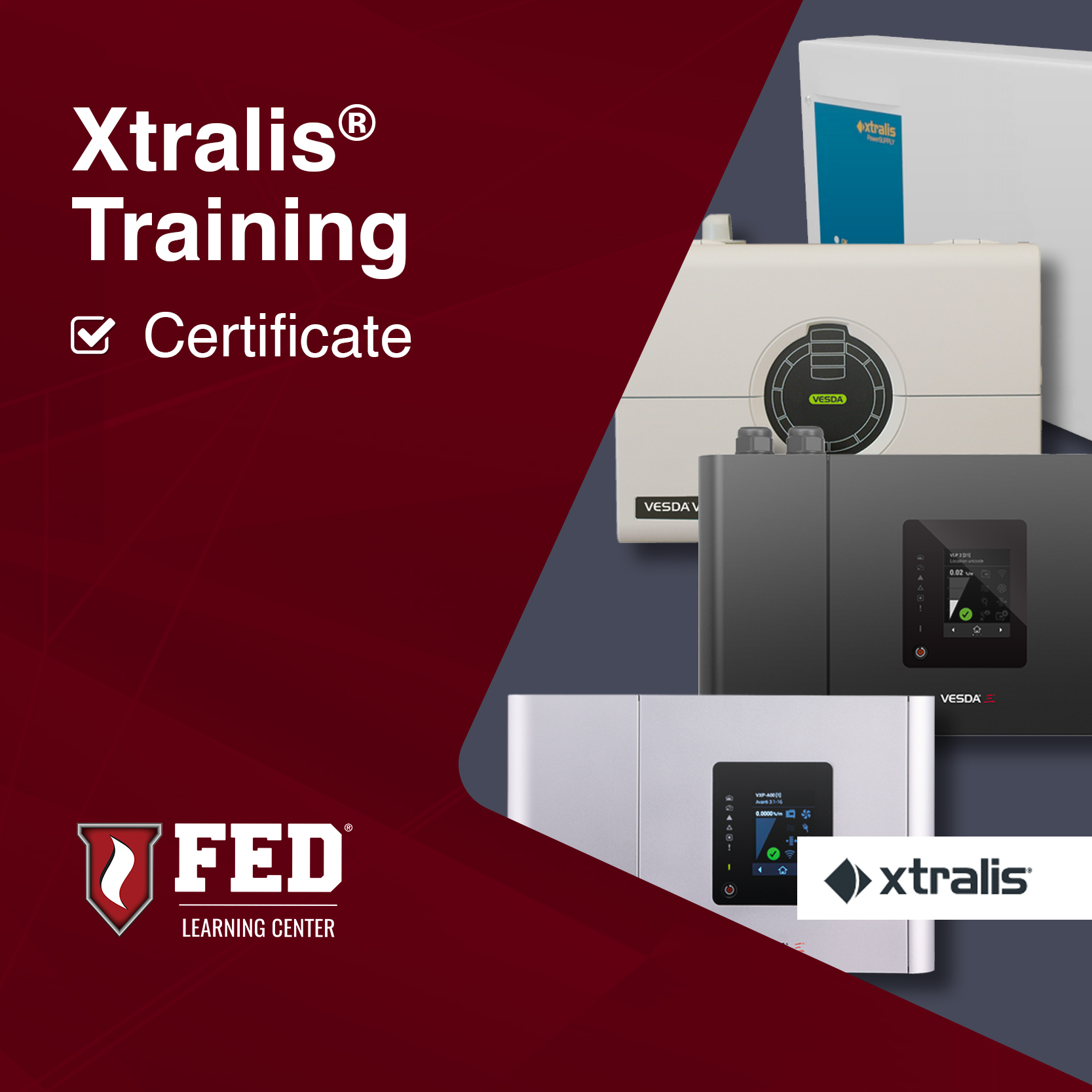 xtralis Training. Certificate Issued.